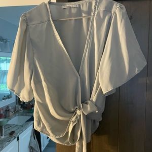 Abercrombie wrap blouse